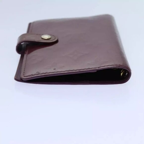 LOUIS VUITTON Vernis Agenda PM Day Planner Cover Violet R21050 LV Auth yk11984 - Picture 4 of 12